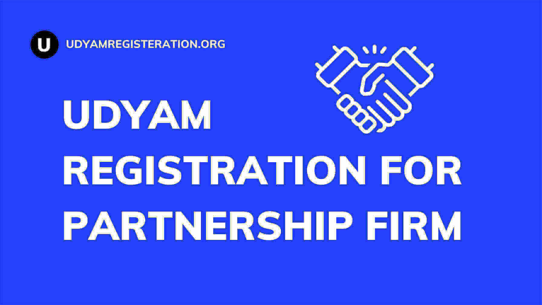 Udyam Registration For Partnership Firm